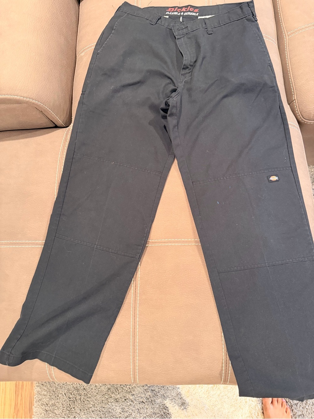 Dickies Black Straight-Leg Work Chinos